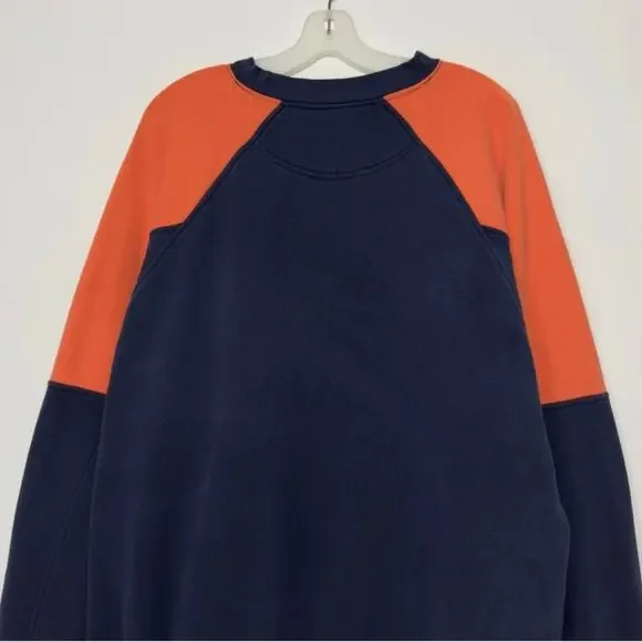 ILLINOIS Fighting Illini Vintage 80s 90s Embroidered Crew Sweatshirt Size 2X XXL